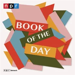 One podcast that authors can make a guest appearance on is NPR's Book of the Day.
