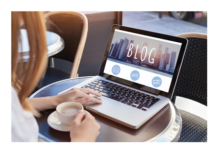 A blog can be a great addition to an author website.