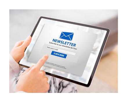 Be sure to use a reputable email service providing when starting an author newsletter.