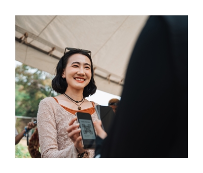 It's important to accept digital wallet payments when selling books at an event.
