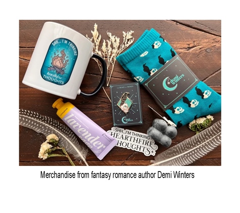 Author swag and merchandise can be great ways to boost brand awareness and sales.