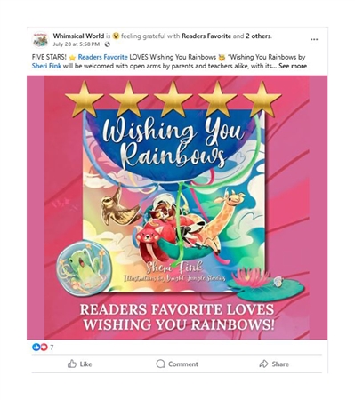 Once you receive a professional book review, be sure to share it on social media and in your marketing materials.