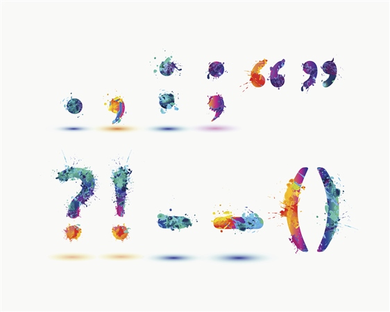 Incorrect punctuation is one of the biggest mistakes authors make in their book manuscripts.