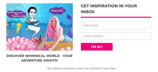 Authors should include a landing page or pop-up form on their website for people to sign up for their newsletter.