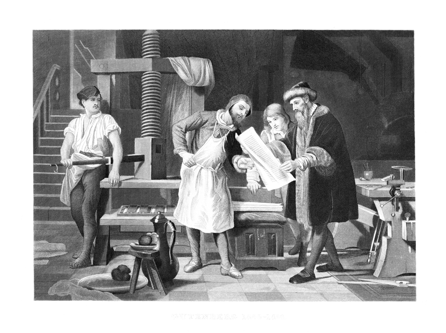 Offset printing has been around since the 1400s and is still the best option for larger orders of printed materials such as books.